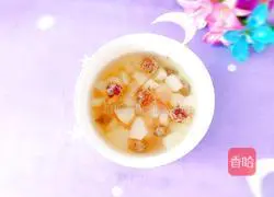 Illustration of how to make healthy rose pear 9