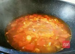 Illustration of how to make fried meat with tomato soup 5