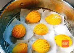 Pumpkin Hedgehog Steamed Buns Recipe Illustration 6