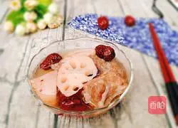 Illustration of how to make red date, lotus root and pork ribs soup 14