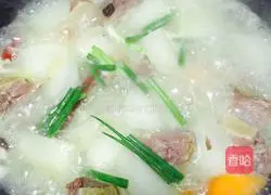 Illustration of how to make braised duck legs and radish 13