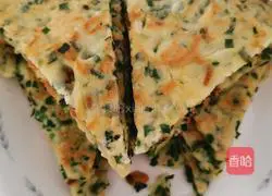 Illustration of home-style chive egg pancake 6