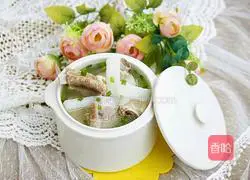 White radish pork ribs soup recipe 9