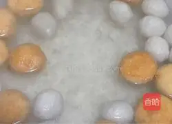 Illustration of how to make seaweed ball soup 2