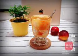 Illustration of how to make lychee, white fungus and horseshoe drink 8