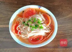 Illustration of how to make tomato wheat germ noodles 6