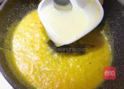 Illustration of how to make crab roe tofu 11