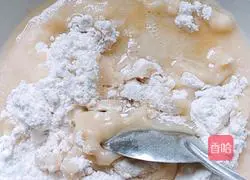 Cake off the residue~Illustration of how to make brown sugar shortcake 3