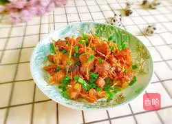 Illustration of how to make toothpick beef 1