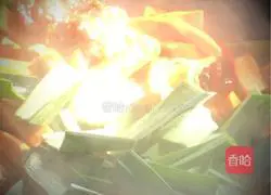 Stir-fried bacon with dried pork Illustration of how to do it 7