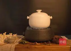 Chicken soup wontons, illustration of how to make the soup base mellow 5