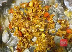 Tin foil flower nail powder Illustration of how to do it 6