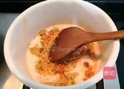 Illustration of how to make crab paste soup 8