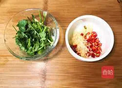 Illustration of how to make Houttuynia cordata mixed with green bamboo shoots 4