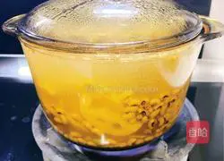 Rice, beans, lotus root and pork ribs soup recipe 4