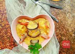 Illustration of how to make steamed eggs with mushrooms and shrimps 5