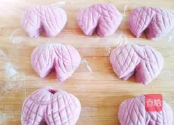 Illustration of how to make purple sweet potato buns 7