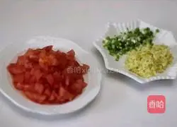 Three diced tofu soup Practice illustration 4