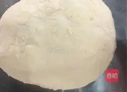 Illustration of how to make green onion pancake 2