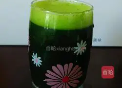 Illustration of how to make spinach hand-made noodles 1