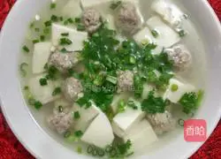 Illustration of how to make tofu soup 4