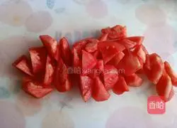 Illustration of how to make tomato and egg noodles 1