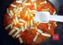 Illustration of how to make light tomato sauce, mushroom and tofu soup in summer 14
