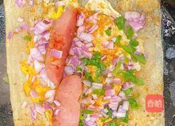 Illustration of the family version of grilled cold noodles 10 