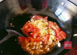 Illustration of how to make tomato egg noodles 5
