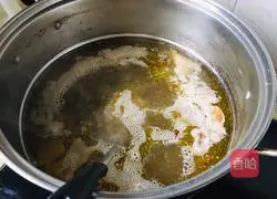 Chicken soup wontons Illustration of how to make noodles 1