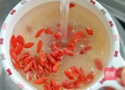 Illustration of how to make apple, red dates and rice paste 4