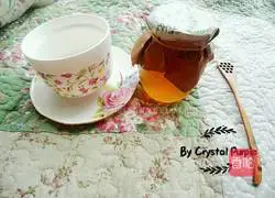 Illustration of how to cook grass jelly with red beans 2