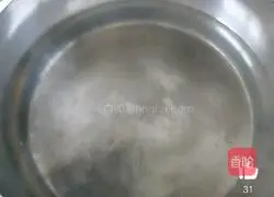 Illustration of how to make coriander and egg soup 1