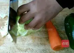 Illustration of how to make fried noodles 4