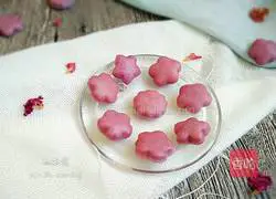 Illustration of how to make purple sweet potato and milk-flavored floret steamed buns 13