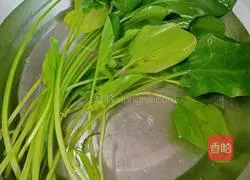 Meatball soup and rice noodles Illustration of how to make powder 1