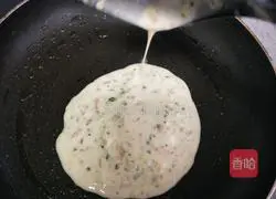 Illustration of how to make cucumber and egg pancakes 14