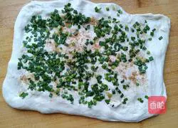 Illustration of how to make chive pancakes 6