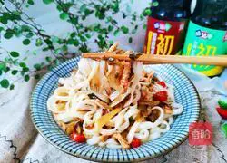 Pickled pickled pork noodles Illustration of practice 12