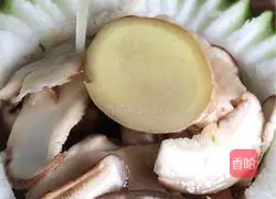 Illustration of how to make chicken wings and winter melon cup 12