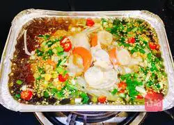 Illustration of how to make tinfoil scallop powder 5