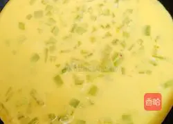 Cucumber egg pancake recipe 4