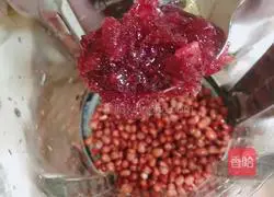 Rose honey red bean paste recipe 4