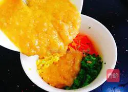 Vegetable Chicken Pancake Recipe Illustration 6