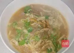 Shredded pork Illustration of hand-rolled noodles 10