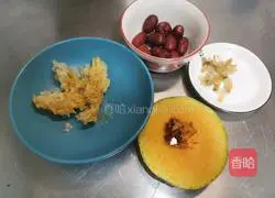 Tremella Pumpkin Lily Soup Recipe Illustration 1