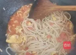 Illustration of Italian recipes for tomatoes and eggs 12