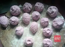 Purple sweet potato pork buns recipe 13