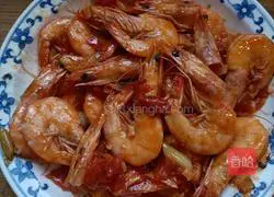 Illustration of Braised Prawns 10