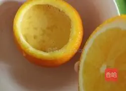 Illustration of how to make Little Bear Orange Steamed Egg 4